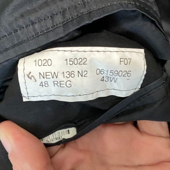 Brooks Brothers Mens Suit Jacket 48R Golden Fleece Hand-Tailored Pinstripe Gray - Picture 4 of 16